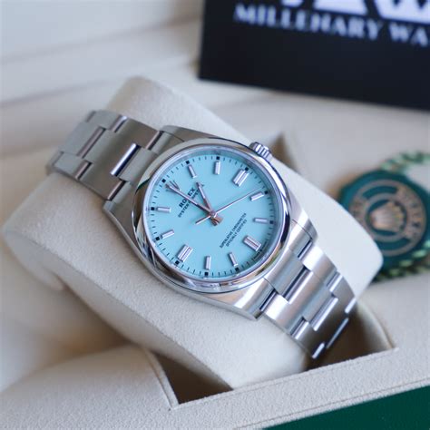 gold rolex turquoise|Rolex tiffany 36.